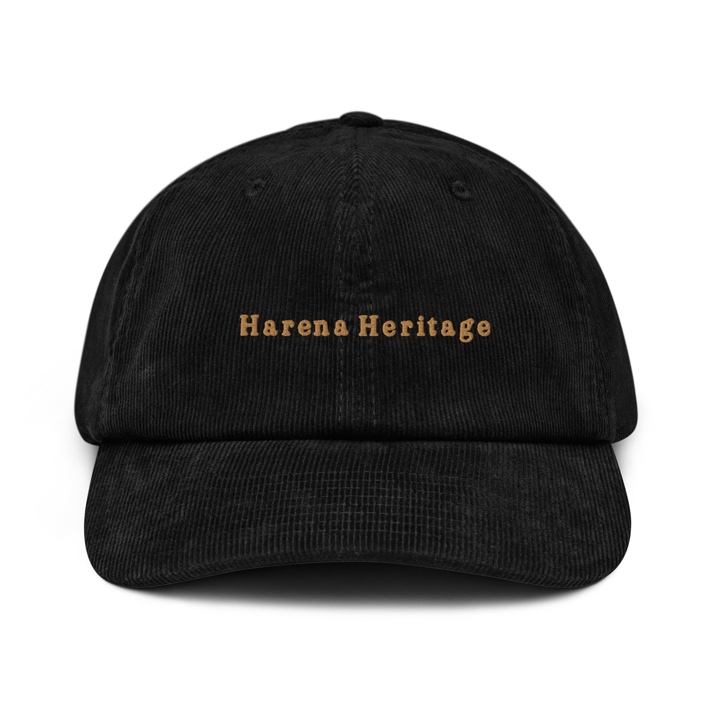 Casquette brodée en velours côtelé | Harena heritage