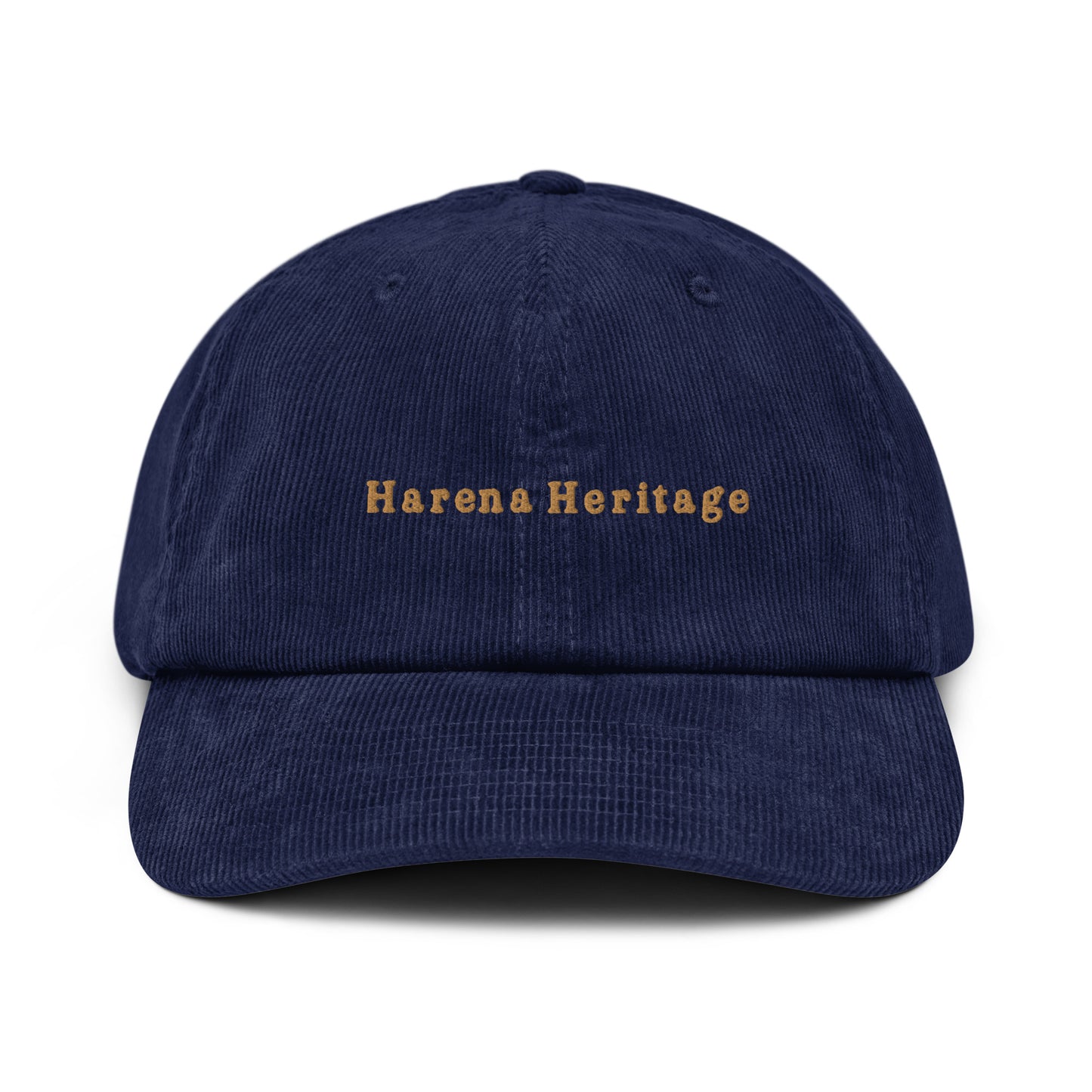 Casquette brodée en velours côtelé | Harena heritage